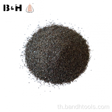 abrasive สีน้ำตาลผสมตะกอน alumina abrasive เม็ด